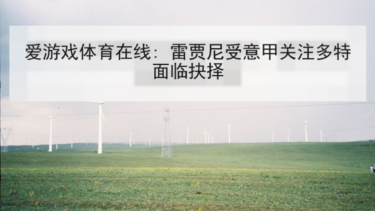 爱游戏体育在线: 雷贾尼受意甲关注多特面临抉择 爱游戏体育在线: 雷贾尼受意甲关注多特面临抉择
